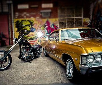 67 Chevy Impala & America Chopper